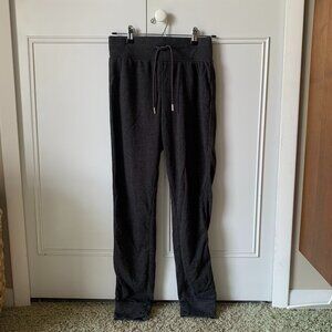 H&M Women’s Basics Dark Grey Joggers with Metal Caps on Drawstring Size Small